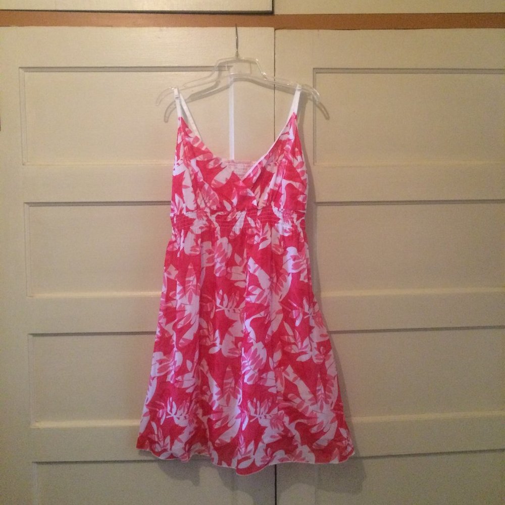 LIGHTWEIGHT Sundress or Tunic with Tropical Print